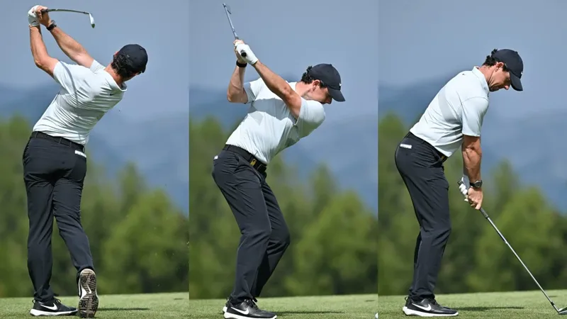 Bài tập cắm cọc Tee giúp golfer định hình đường vung gậy thẳng và chuẩn xác.